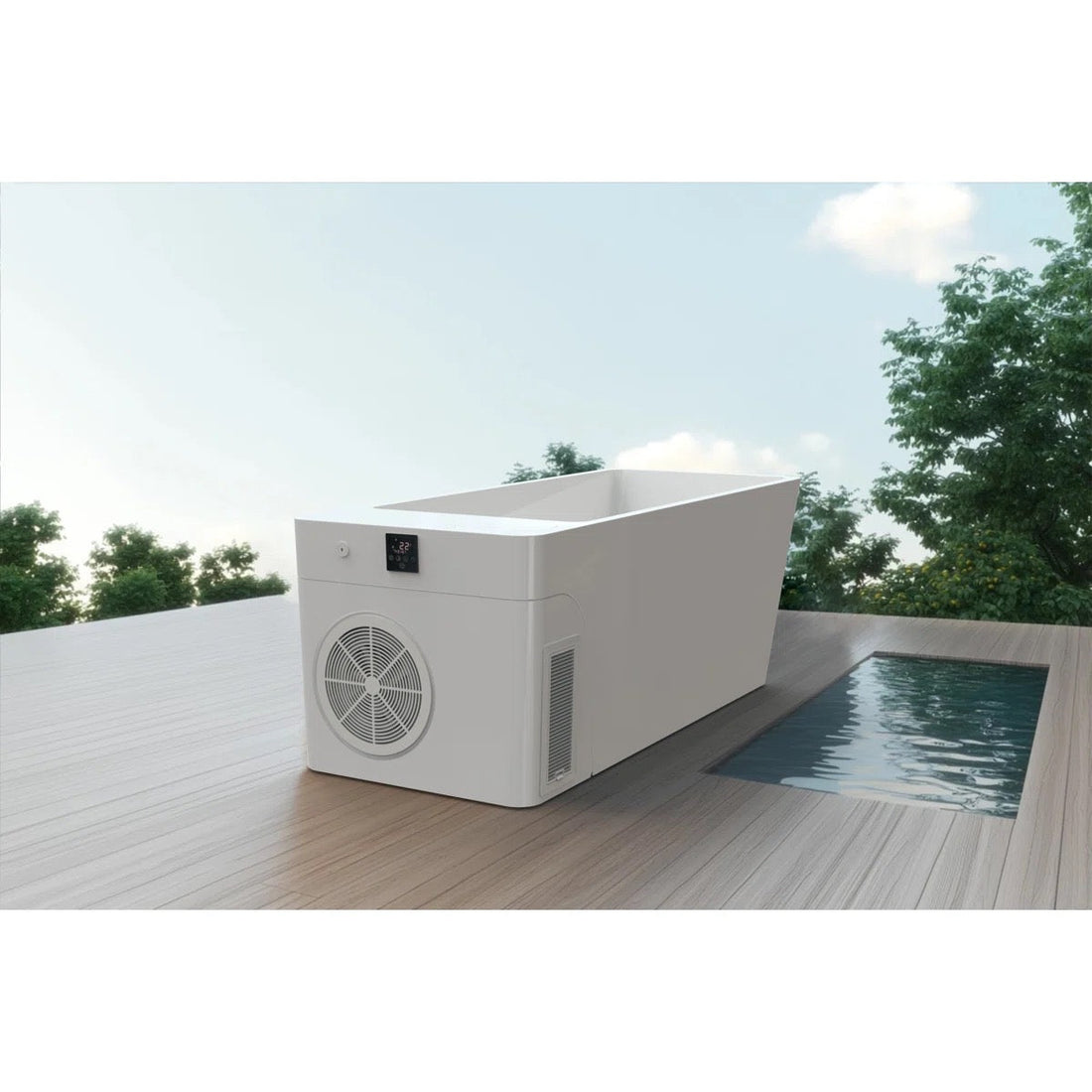 home cold plunge tub for daily recovery