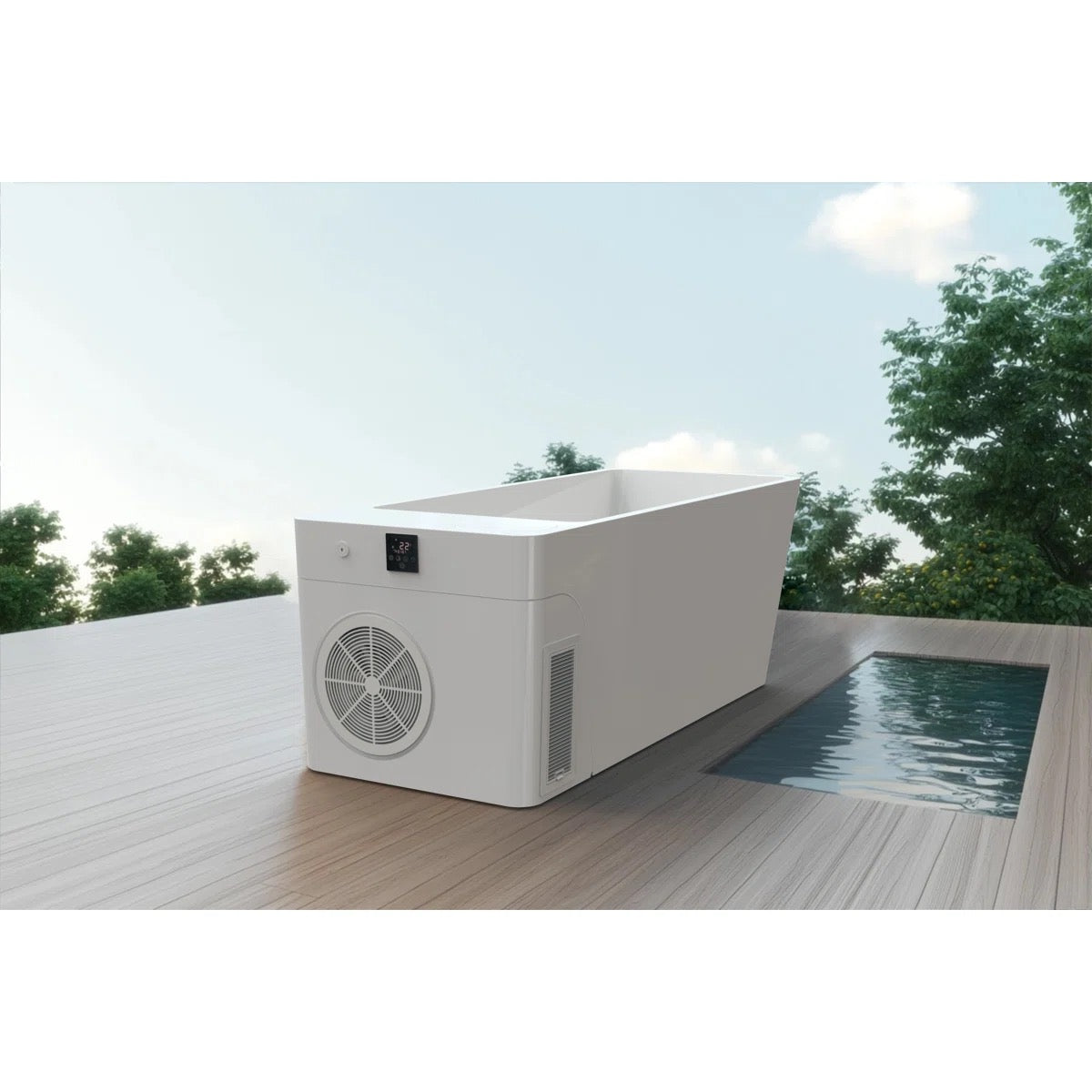 home cold plunge tub for daily recovery