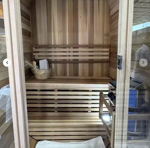 Auris One sauna dimensions and specifications diagram